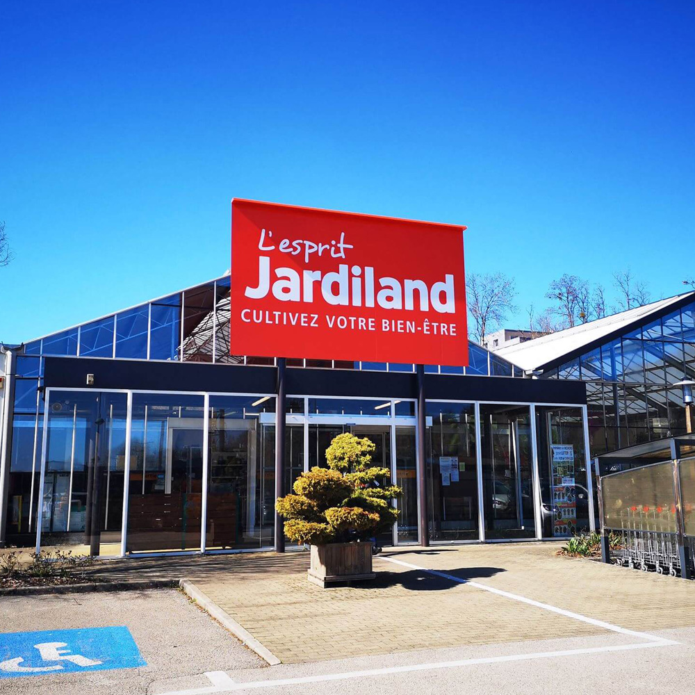 Enseigne Jardiland Ecole Valentin